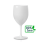Copo vinho PC branco reutilizável 25cl