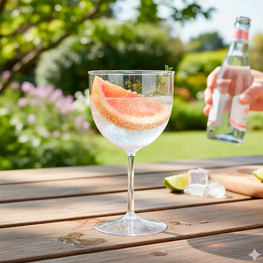 COPO REUTILIZÁVEL VINHO OU ÁGUA EM SAN 25CL (250ML)