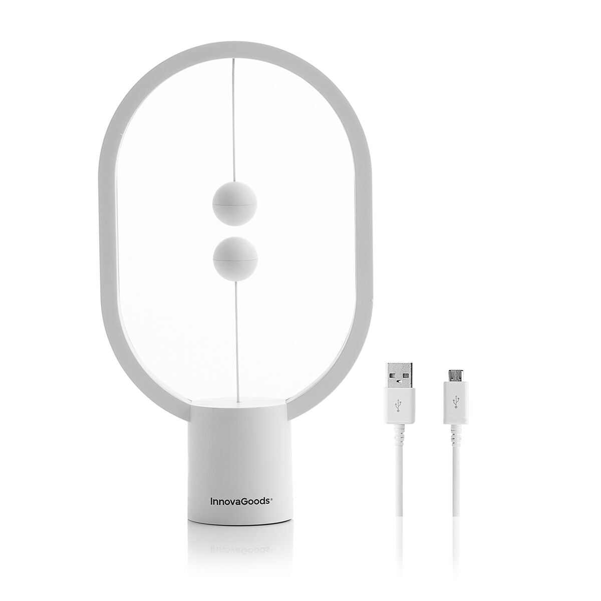 Candeeiro de Equilíbrio Magnético LED com Luz Quente Magilum