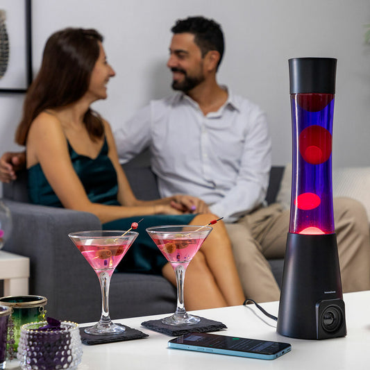 Lâmpada de Lava com Altifalante Bluetooth 5.0 Maglamp