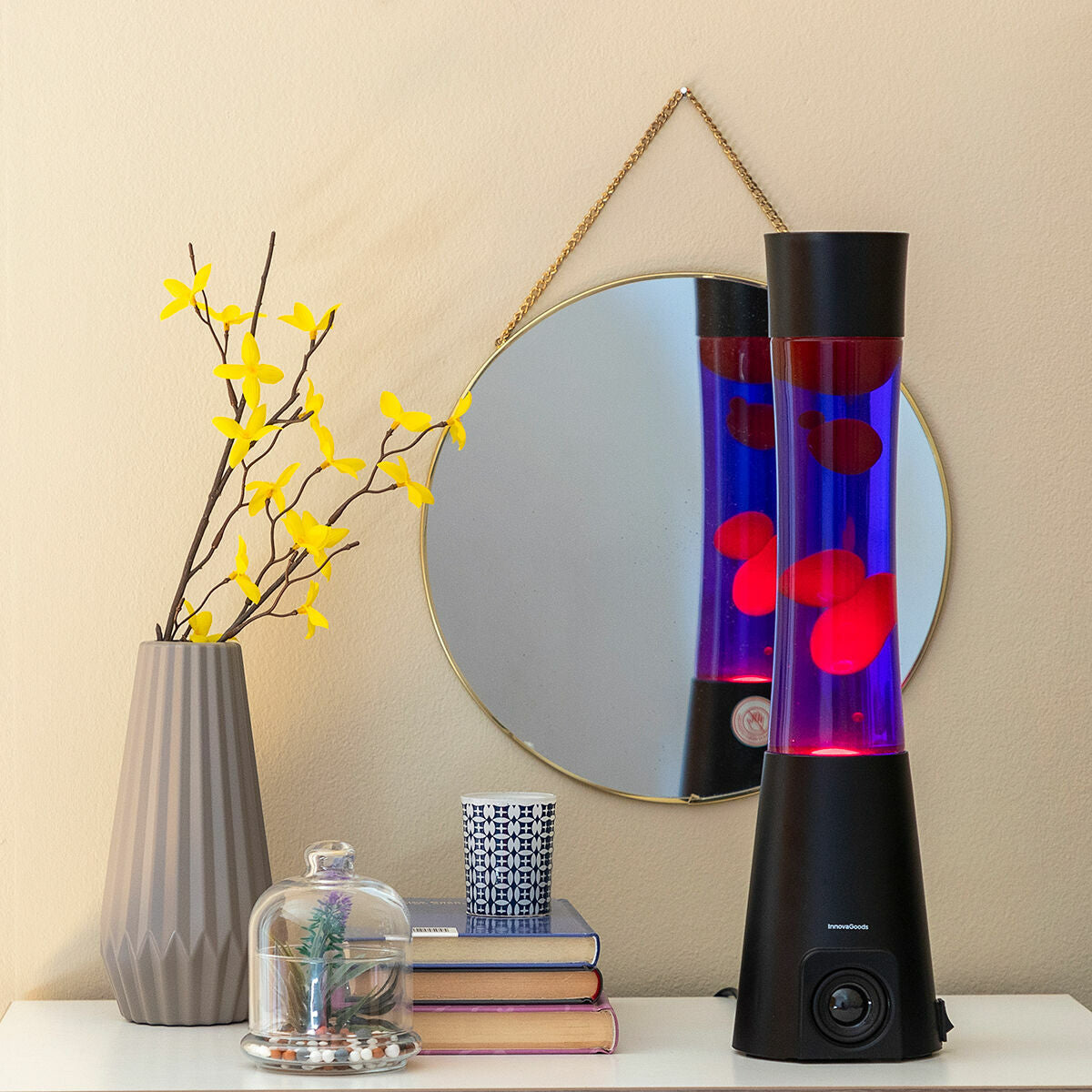 Lâmpada de Lava com Altifalante Bluetooth 5.0 Maglamp