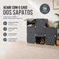 Sapateira Modular Portátil Cinzento