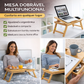 Mesa Auxiliar Dobrável de Bambu Lapwood