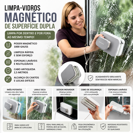 Limpa Vidros Magnético Magly