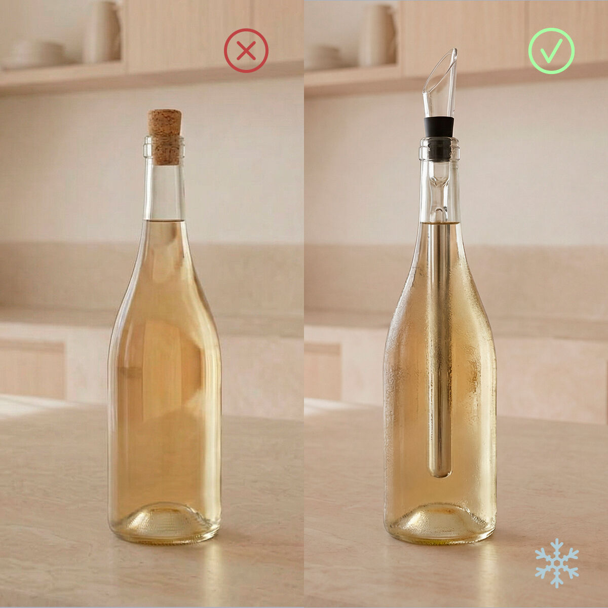 Conjunto de Acessórios para Vinho Chillour - 7 Peças