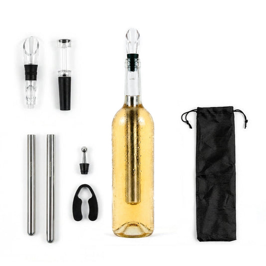 Conjunto de Acessórios para Vinho Chillour – 7 Peças