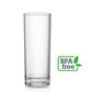 Copo tubo SAN fundo de lupa 30cl