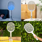 Raquete para Matar Insetos Recarregável com Luz UV 2 em 1 Elecfly
