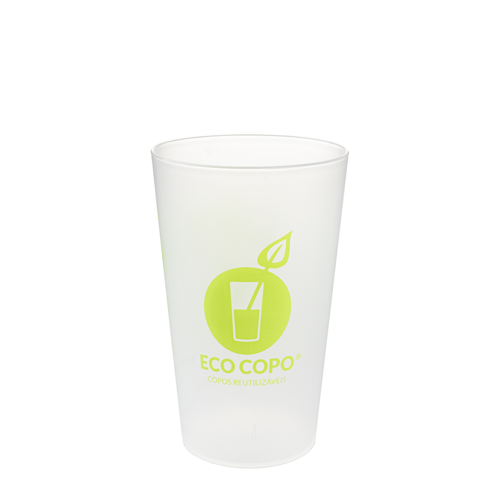 ECO COPO EM PP COM LOGO “ECOCOPO” 30CL (300ML) / 33CL