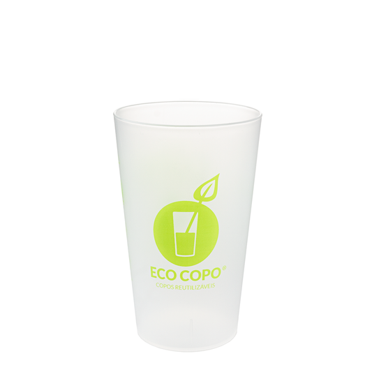 ECO COPO EM PP COM LOGO “ECOCOPO” 30CL (300ML) / 33CL