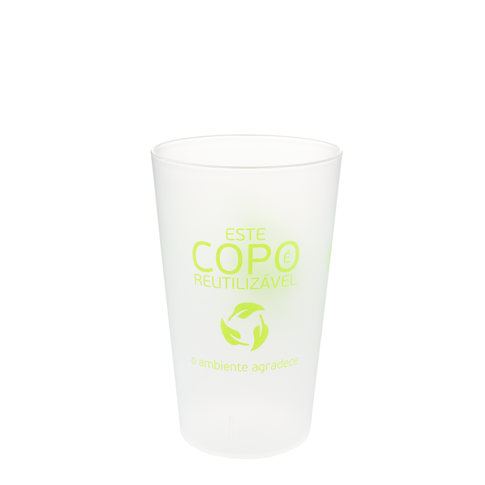 ECO COPO EM PP COM LOGO “ECOCOPO” 30CL (300ML) / 33CL