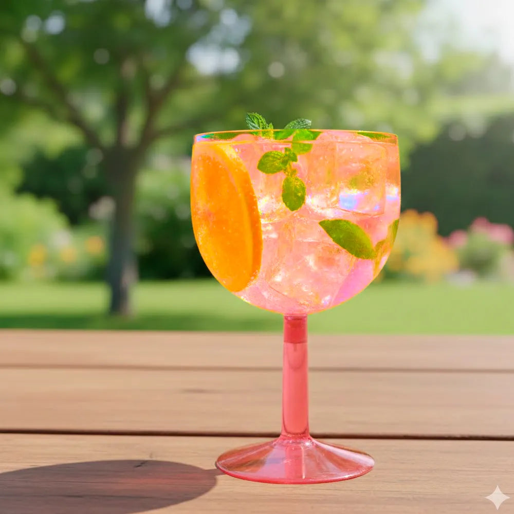 ECO COPO GIN EM PP VERMELHO 60CL (600ML)