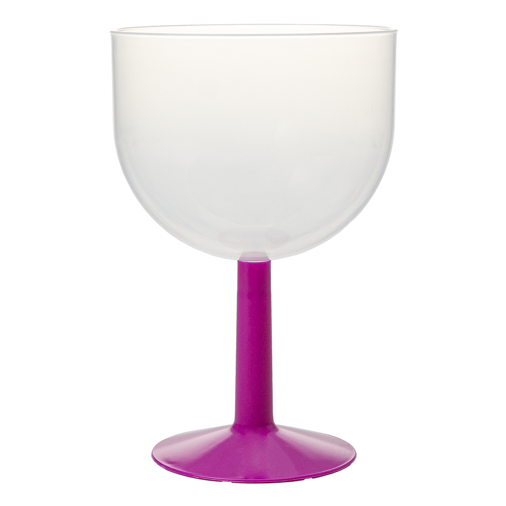 ECO COPO GIN EM PP COM PÉ ROSA 68CL (680ML)
