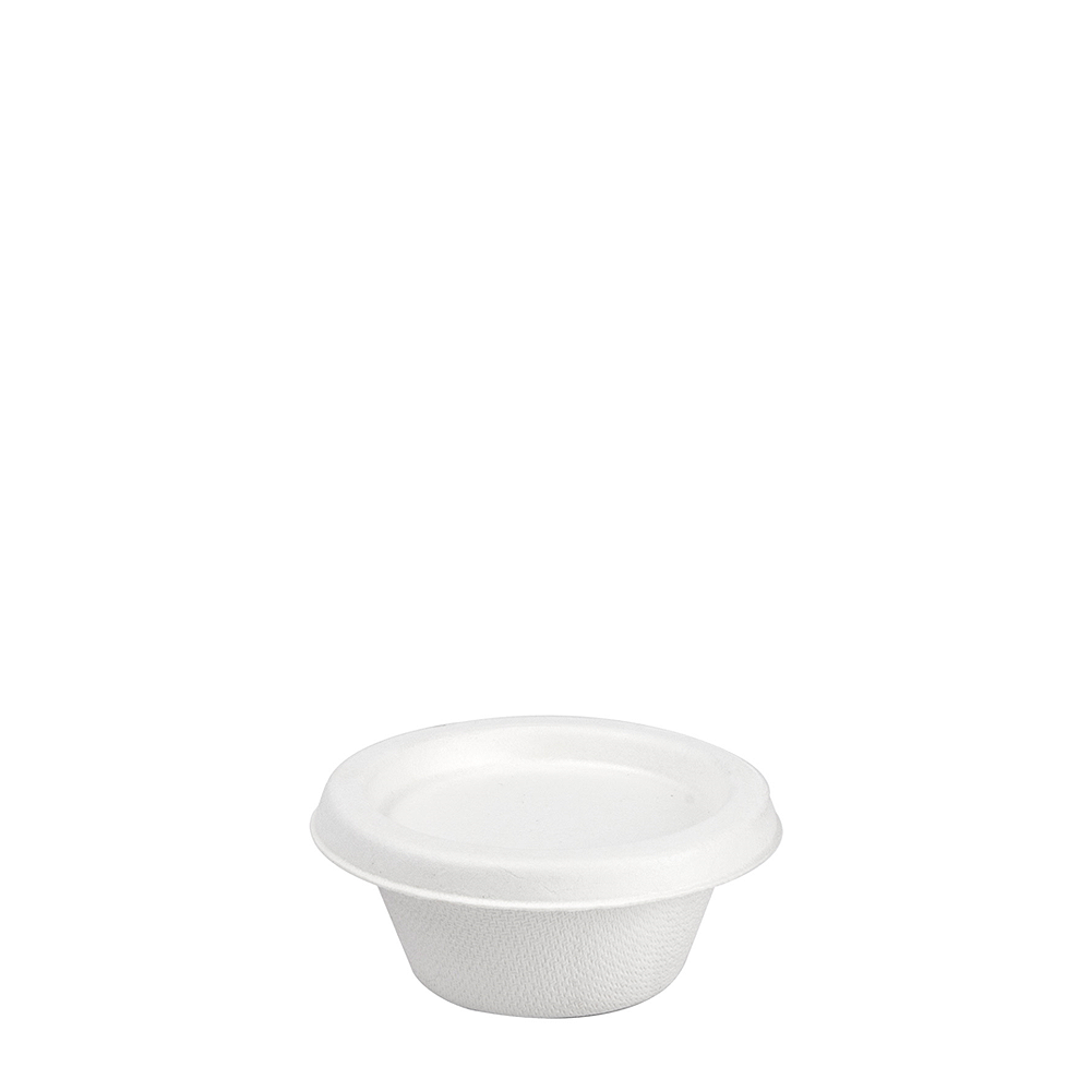 MINI POTE BAGAÇO BRANCO 6CL (60ML) COM TAMPA