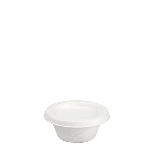 MINI POTE BAGAÇO BRANCO 6CL (60ML) COM TAMPA