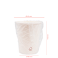 COPO DE PAPEL (CARTÃO) BRANCO EMBALADO INDIVIDUALMENTE 36CL (360ML)