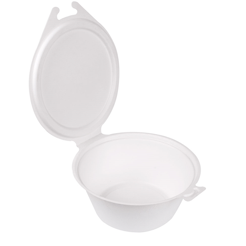 RECIPIENTE BAGAÇO BRANCO 1,3L (1300ML) COM TAMPA INTEGRADA