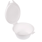RECIPIENTE BAGAÇO BRANCO 1,3L (1300ML) COM TAMPA INTEGRADA