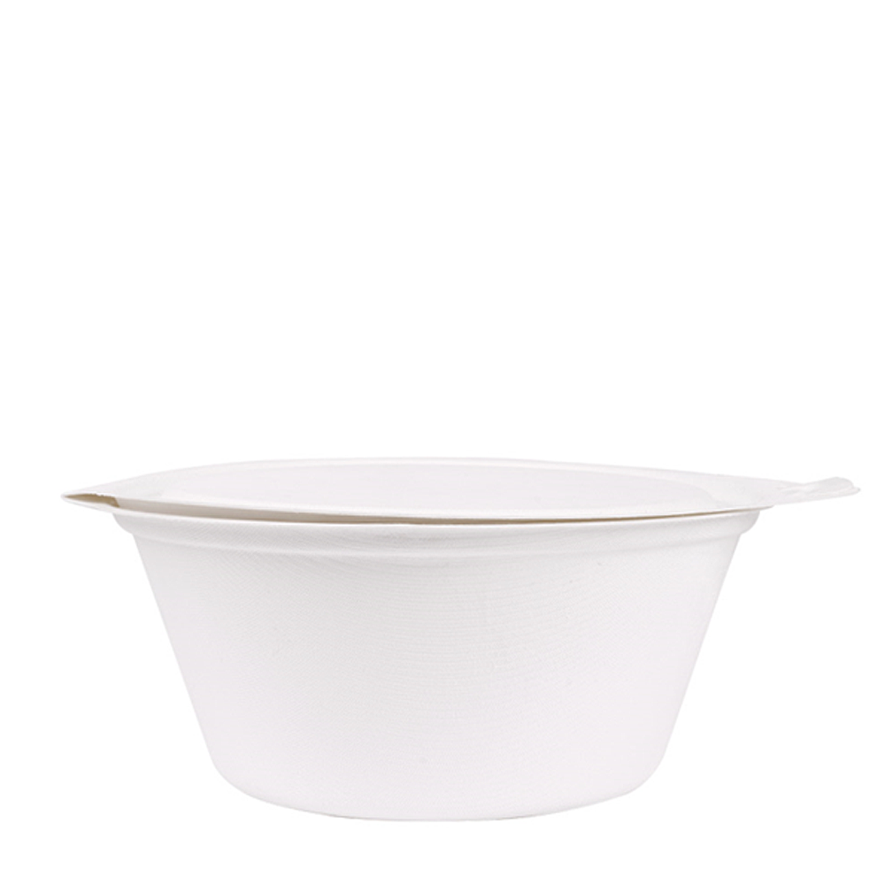 RECIPIENTE BAGAÇO BRANCO 1,3L (1300ML) COM TAMPA INTEGRADA
