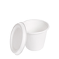 MINI POTE BAGAÇO BRANCO 9CL (90ML) COM TAMPA