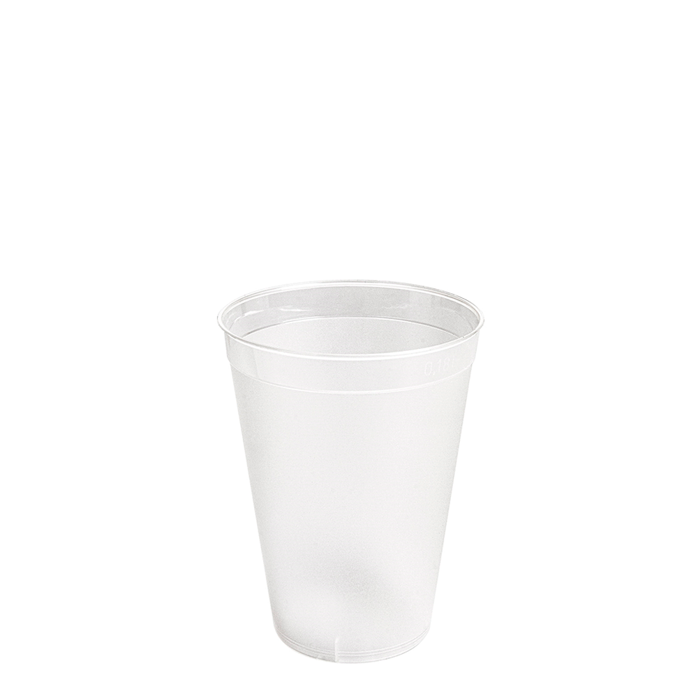 COPO REUTILIZÁVEL EM PP 18CL (180ML)