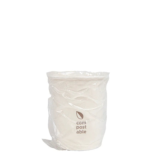 COPO DE PAPEL BRANCO EMBALADO INDIVIDUALMENTE 24CL (240ML)