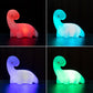 Candeeiro de Presença Infantil Dinossauro LED Multicolor Lightosaurus