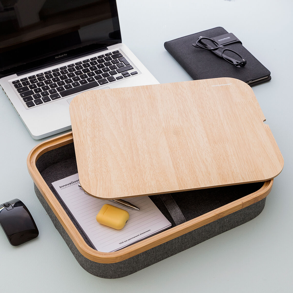 Mesa para Portátil com Compartimento de Arrumação Larage