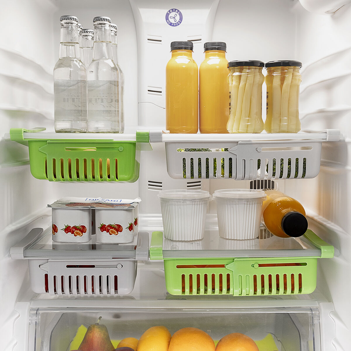 Organizador de Frigorífico Ajustável Friwer – 2 Unidades