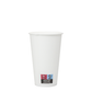 COPO DE PAPEL (CARTÃO) BRANCO TAMPA BRANCA EM PAPEL 35CL (350ML/12OZ)