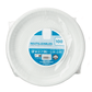 PRATO RASO REUTILIZÁVEL EM PS BRANCO 20,5CM