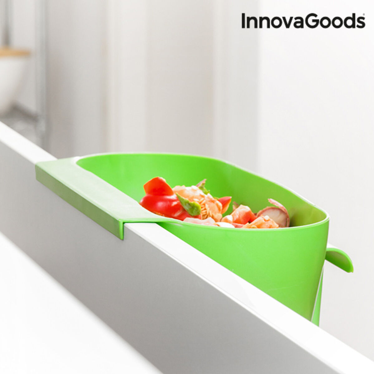 Recipiente Pendurável para Resíduos de Cozinha com Espátula