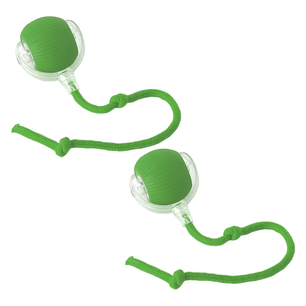 Cat Interactive Ball Automatic Rolling Ball Fake Tail Rechargeable Electric Pet Dog Cat Toy Fake Tail Training Imitate Mouse Toy