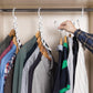 Organizador de Cabides para 40 Peças de Roupa Plusrobe - 24 Peças