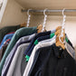 Organizador de Cabides para 40 Peças de Roupa Plusrobe - 24 Peças