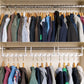 Organizador de Cabides para 40 Peças de Roupa Plusrobe - 24 Peças