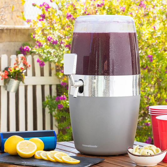 Dispensador de Bebidas 4 L com Depósitos de Gelo Freer