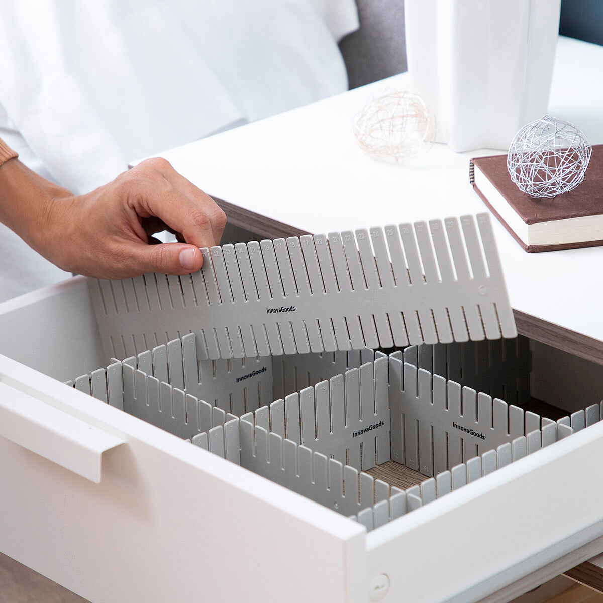 Organizador de Gavetas Ajustável Condor – 16 Unidades