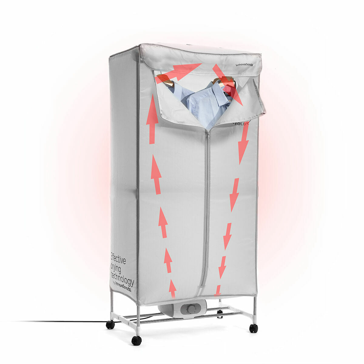 Secador de Roupa Elétrico Portátil Dupledry 1200W – 2 Níveis