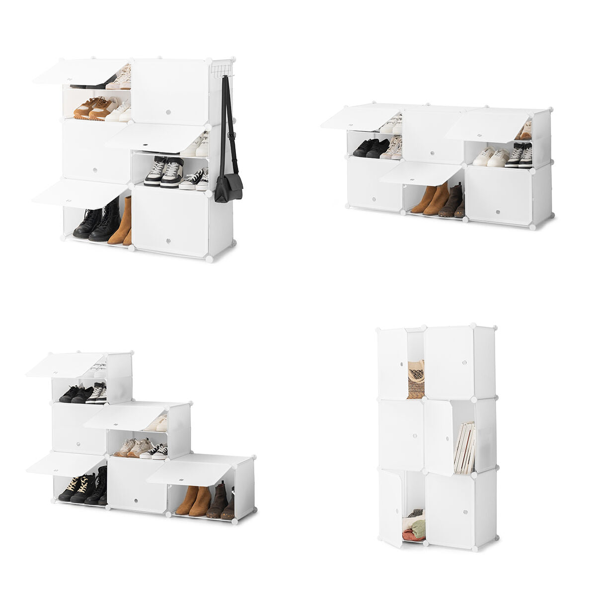 Sapateira Modular Portátil Branco