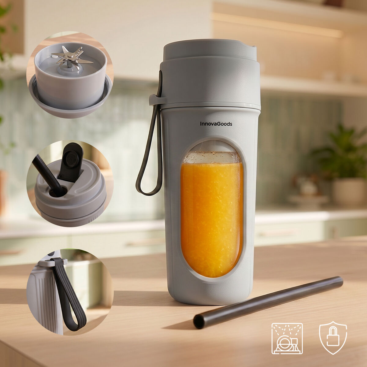 Liquidificador Portátil Individual Recarregável Wellsy