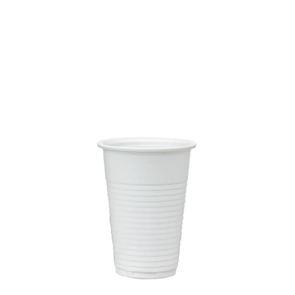 COPO ÁGUA OU SUMO EM PP BRANCO 22CL (220ML) REUTILIZÁVEL