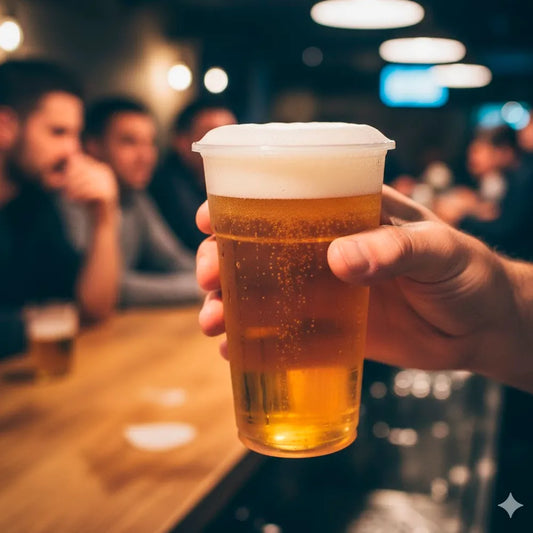 COPO REUTILIZÁVEL EM PP TRANSPARENTE 33CL (330ML)