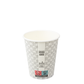 Vaso de Papel COFFEE TIME (CARTÓN) Con Tapa Blanca - DIR. UE 24CL (240ML/8OZ)