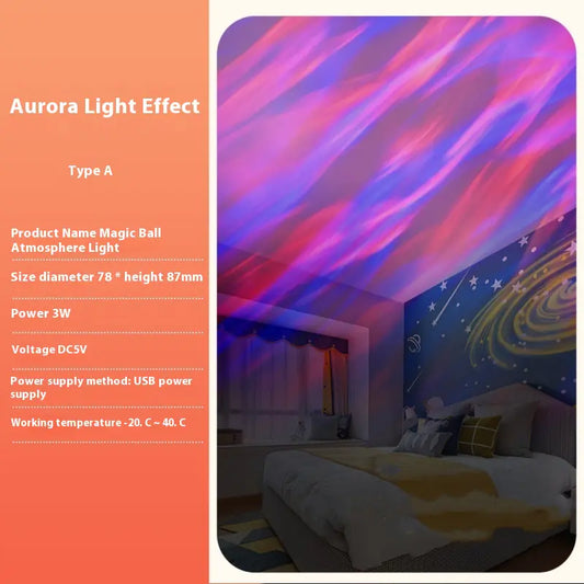 Aurora Water Night Light