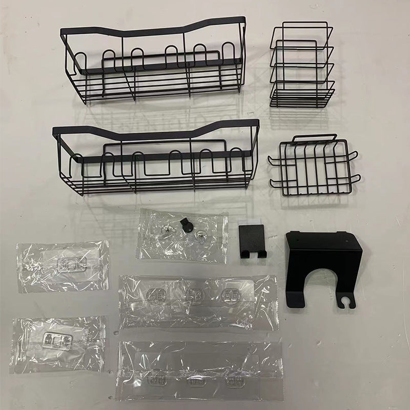 Suporte de parede para organização de chuveiro