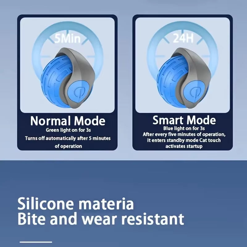 Smart Cat Toys Balls Automatic Interactive Pet Electric Rolling Teaser USB Rechargeable Kitty Moving Bouncing Ball Mouse Car Toy