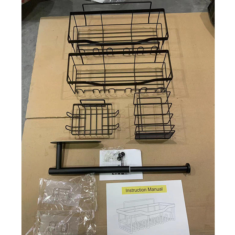 Suporte de parede para organização de chuveiro