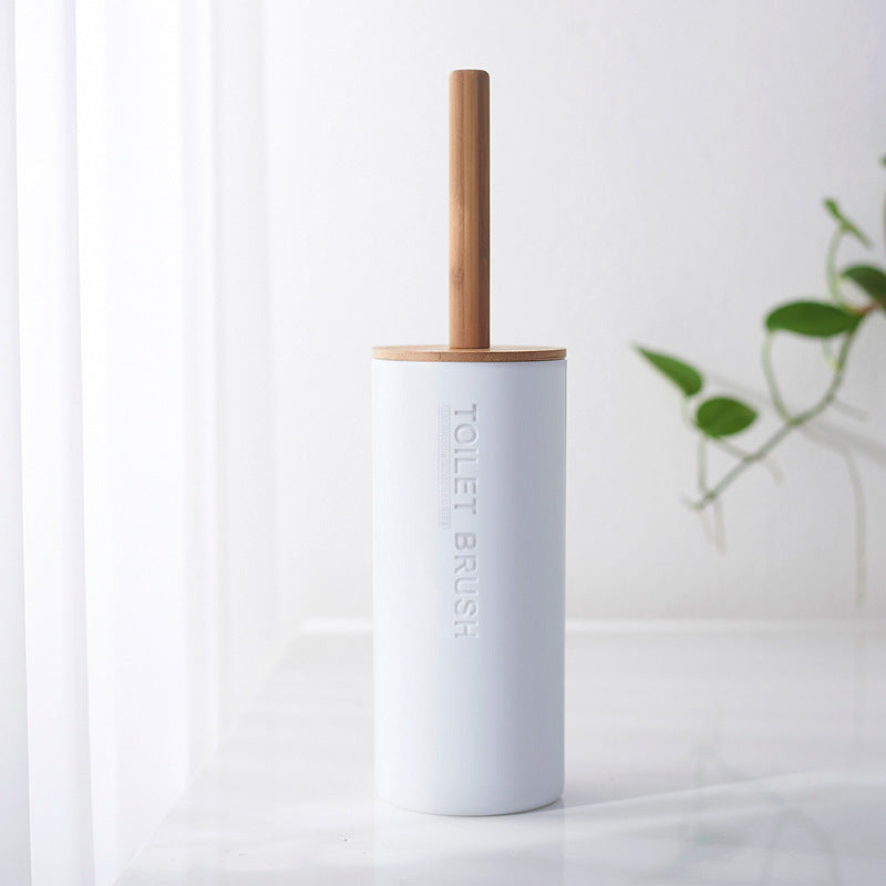 Conjunto de Acessórios para Banheiro e Porta-Escova de Dente de Bambu