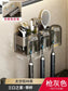 Wall-Mounted Toothbrush and Cup Holder for Bathroom